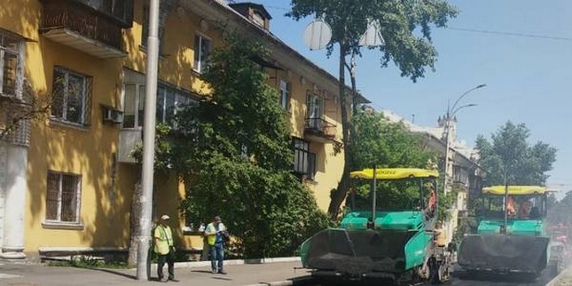 Вечірній Київ: "На вулиці Алматинській завершується ремонт дороги"
