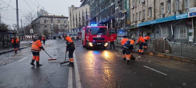 Суботній ранок в столиці розпочався з ворожої атаки.